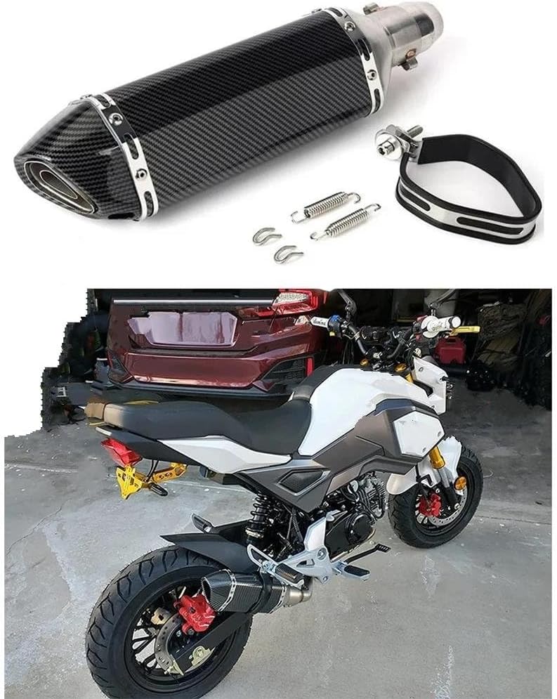 【新品未使用】ミスパリ3点セット Z800 Z900 Z1000 MT07 FZ07 PCX Cb650r Nmax 用 オートバイ排気